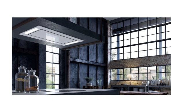 Таванен аспиратор Faber HEAVEN GLASS 2.0, бял