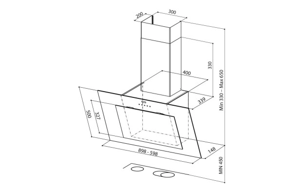 Вертикален аспиратор Faber  NORTHIA EV8