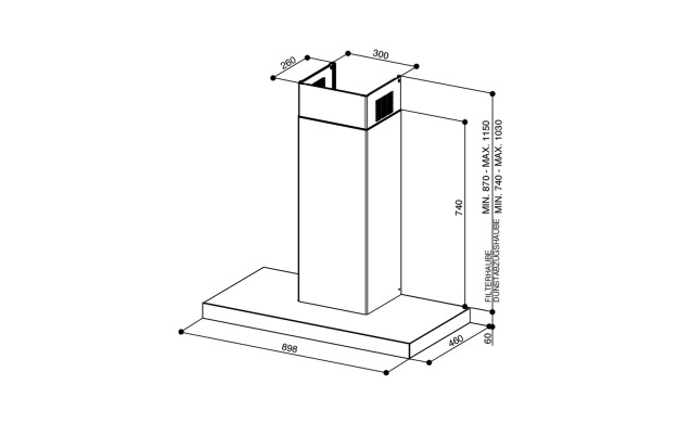 Аспиратор Faber T-DARK