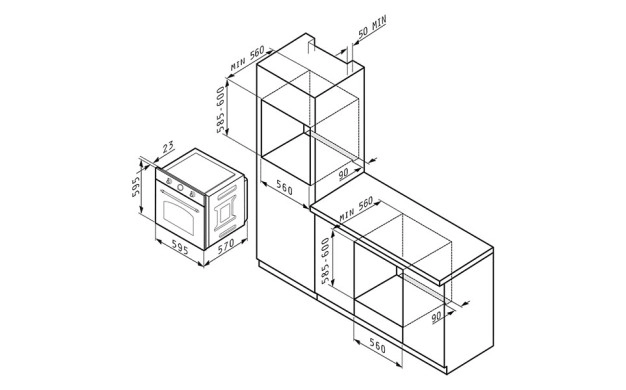 Ретро фурна Pyramis Rustic Beige Metal 733070