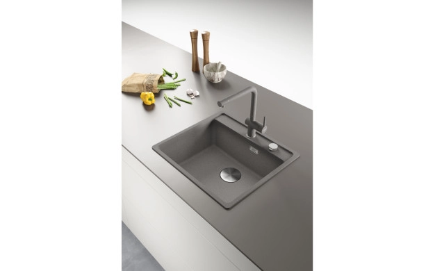 Гранитна мивка FRANKE MRG 610-52 TL 3 1/2″ – Fragranite, Stone Grey, серия Maris