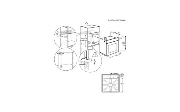 Фурна за вграждане Electrolux EOX8P38WH