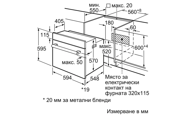 Вградена фурна Bosch HBF134EB2 – надеждност, равномерно печене и лесна поддръжка за всеки дом
