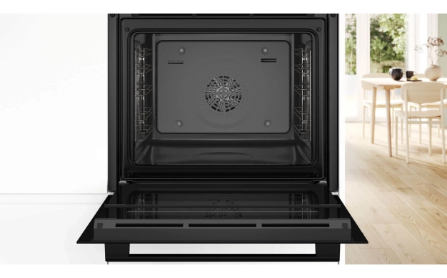 Вградена фурна Bosch HBG237BB4 – мощност, гъвкавост и лесно почистване в елегантен дизайн