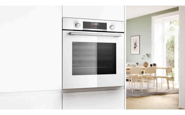 Вградена фурна Bosch HBG536EW4 – 71 л, 3D HotAir, Air Fry и максимален комфорт