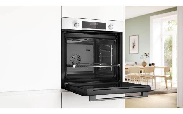 Вградена фурна Bosch HBG536EW4 – 71 л, 3D HotAir, Air Fry и максимален комфорт