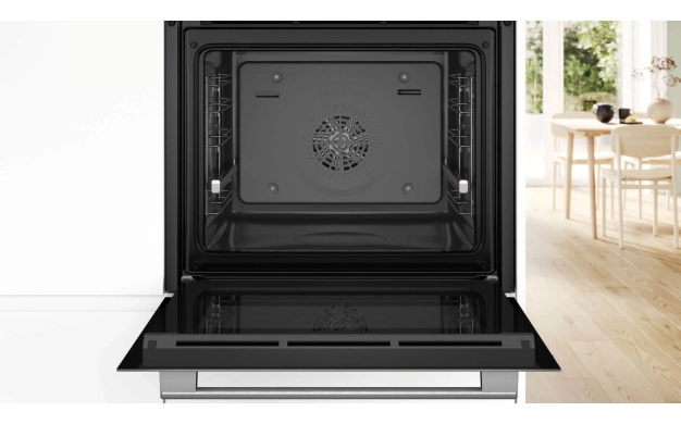 Вградена фурна Bosch HBG536EW4 – 71 л, 3D HotAir, Air Fry и максимален комфорт