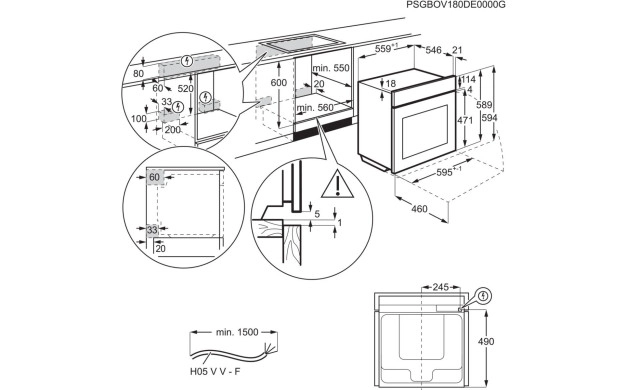 Фурна със SteamBake AEG OA5CB31SM