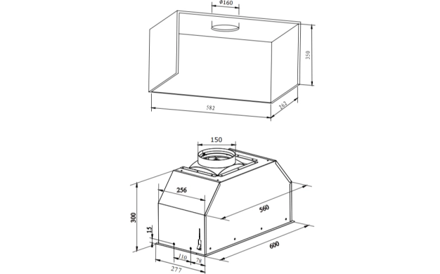Вграден аспиратор Hansa OMP6242BIH